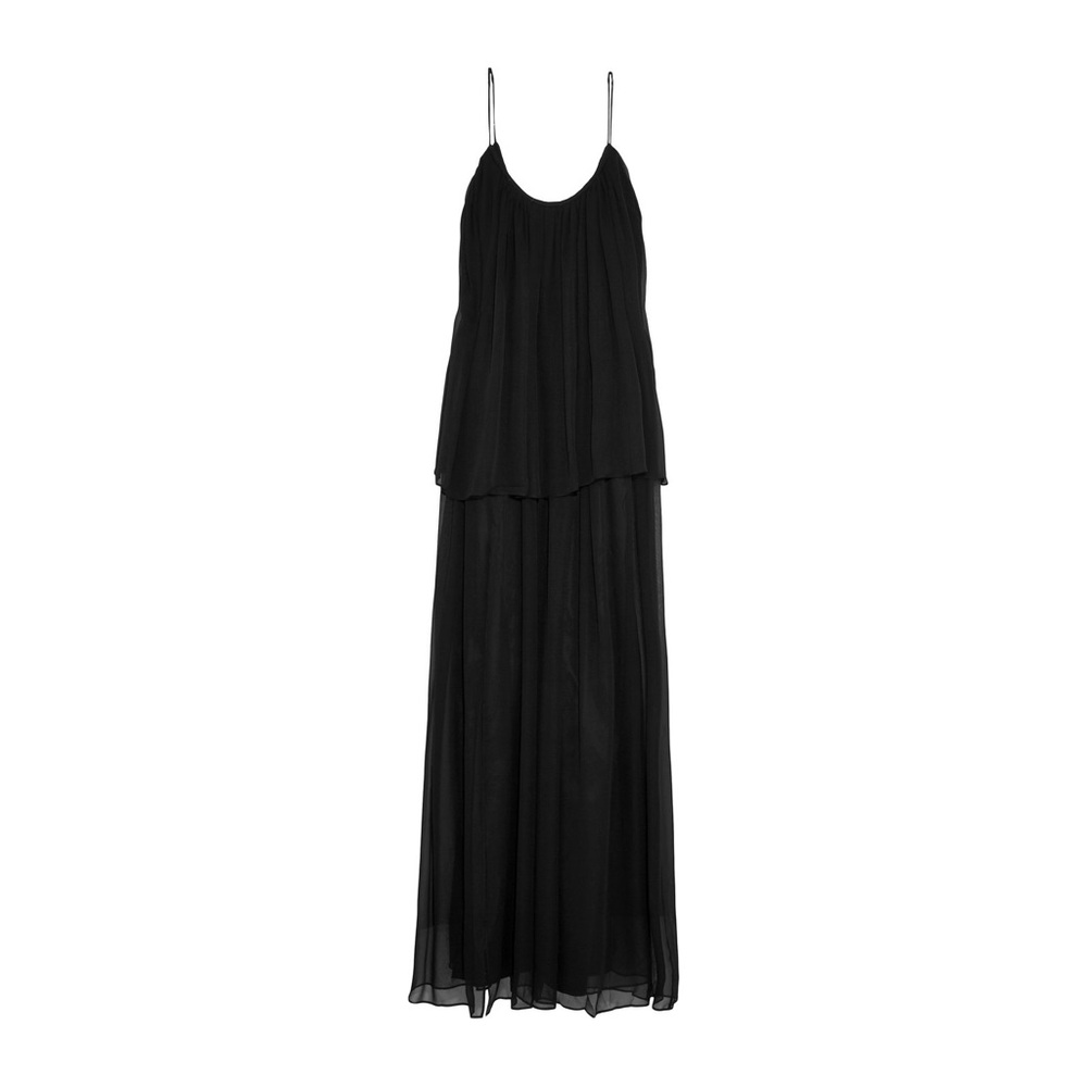 Flowy maxi dress black